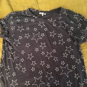 Size 2 Sundry black t shirt with stars